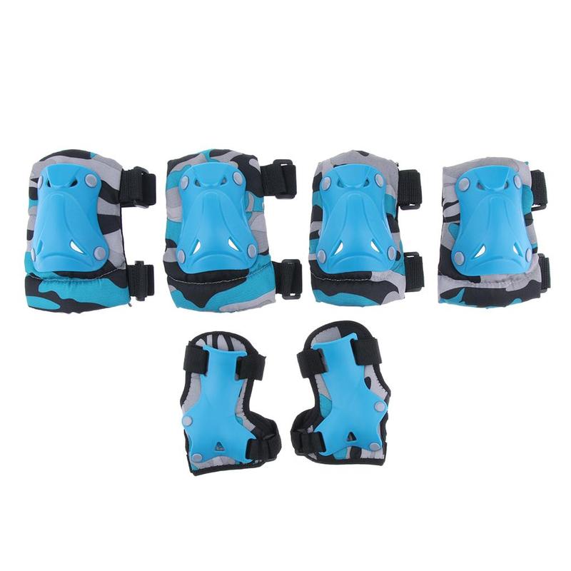 Kids Outdoor Sports Protective Gear Set Knee Elbow Hand Pads for Roller Skating Bicycle Scooter Children