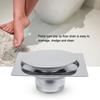 Stainless Steel Pedal   Type Floor Drain for Bathroom Washroom Garage Basement (#1)