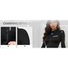 WOSAWE Women's Motorcycle Riding Jacket Long Sleeve Summer Breathable Stretch Shirt with Reflective Design YKK Two Way Zipper