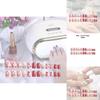 Jelly Double-sided Adhesive Nail Wraps 20-pack For Trendy Nail Designs Y34