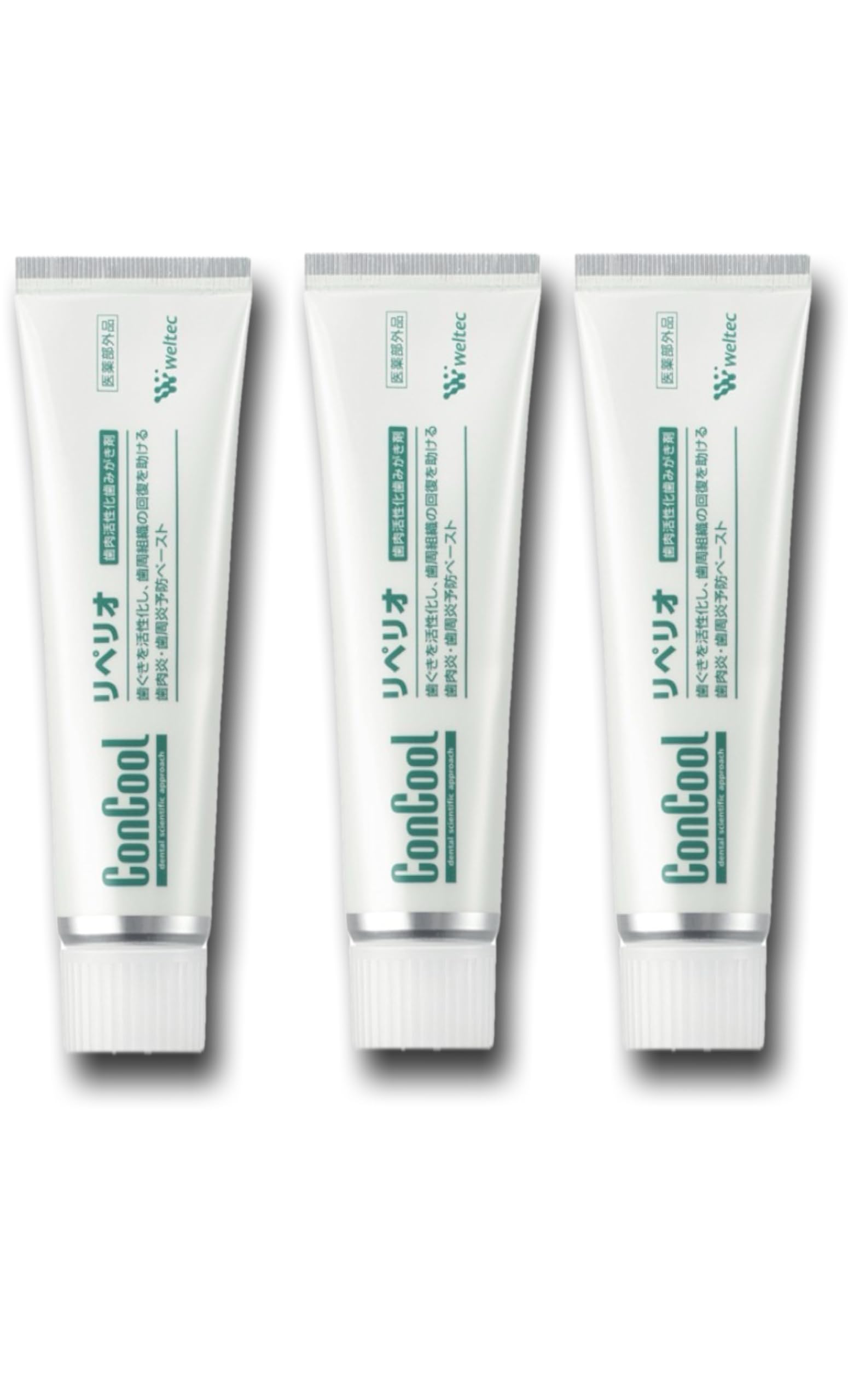 

[Tightens gums] Conquer Reperio 80g x 3 bottles set Gum activating toothpaste Prevents bad breath Oral care Purchase bonus Original tissue included 3