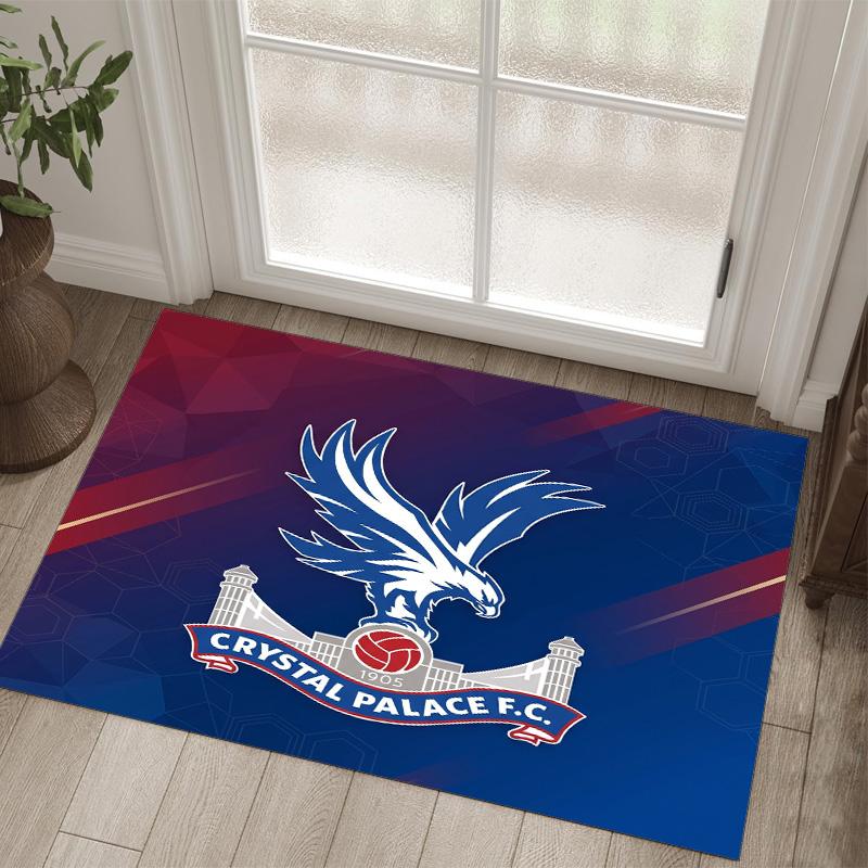 Crystal Palace Design Crystal Velvet Carpet Cozy Non?Slip Printed Rug For Bedroom Living Room Entrance