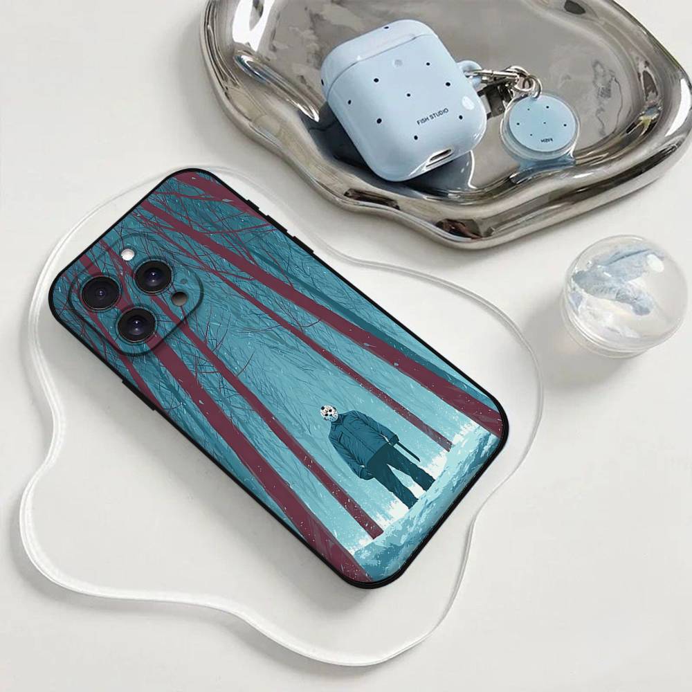 Halloween Michael Myers Phone Case Phone Case For Iphone 17 16 15 11 13 14 Pro Max X Xr Xs Max 12mini Black Shell Cover Case