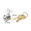 Cash Register Mailbox Lock- Drawer Lock- With 2 Keys Cabinet Lock- For Office Desk Letter Box Cam Locks