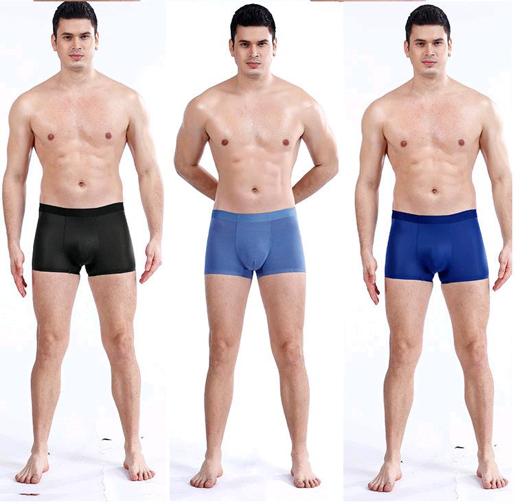 Men's Boxers Shorts Big Size Underwear Breathable Cool Seamless Underpants XL 2XL 3XL 4XL 5XL 6XL