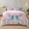 Bedding Three-Piece Wing 3D Printing Pillowcase Quilt Cover Creative Home Textile Spot