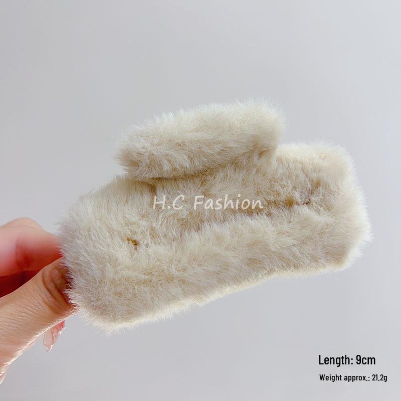 Plysch Hårklo: Söt, Fluffig & Stor för Höst och Vinter