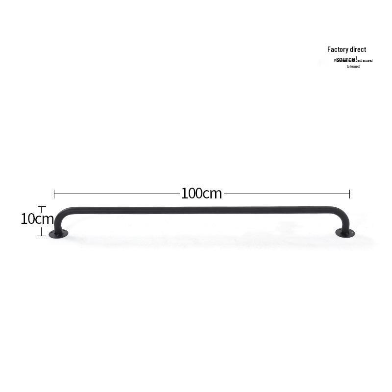 Wall-mounted & Side-mounted Drying Rod for Bedroom Wardrobe and Balcony - Fixed Top-Mounted Clothes Rack, Free Shipping