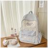New high-value fresh and sweet candy color dopamine cute cartoon backpack junior high school students lightweight backpack