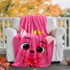pinkfong Flannel Blanket Soft Warm All-Season Throw, Design for Camping, Car Travel, Hiking Sofa, Bed, Office Perfect Gift for Parties