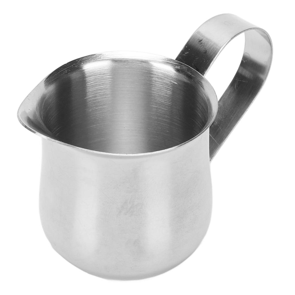 Milk Frothing Pitcher Stainless Steel Ergonomic Milk Frothing Cup Jug Steaming Pitcher for Coffee