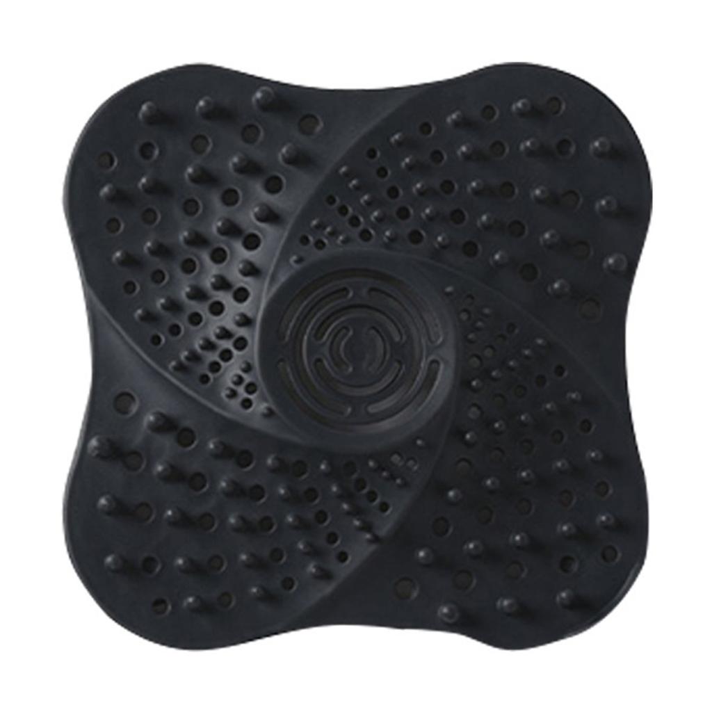 Shower Drain Hair Catcher Prevent Clogging Reusable Silicone Floor Drain Filter Cover for Bathroom