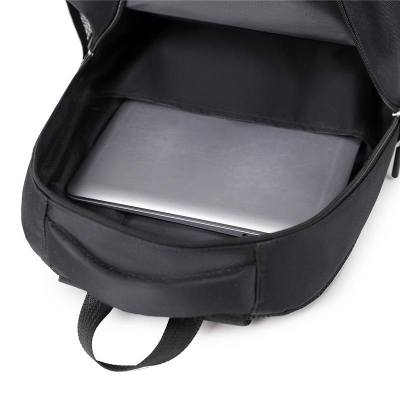 Large capacity schoolbag male college students can put computer backpack high sense business travel backpack