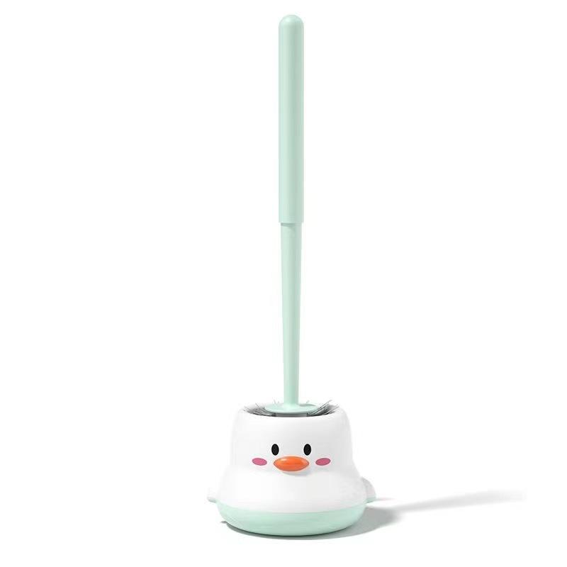 Toilet Brush Household No Dead End Brush Toilet Washing Toilet Cartoon Long Handle Toilet Brush Cleaning Brush Toilet Cleaning Set