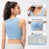 Women's High-Impact Yoga Sports Bra Tank Top