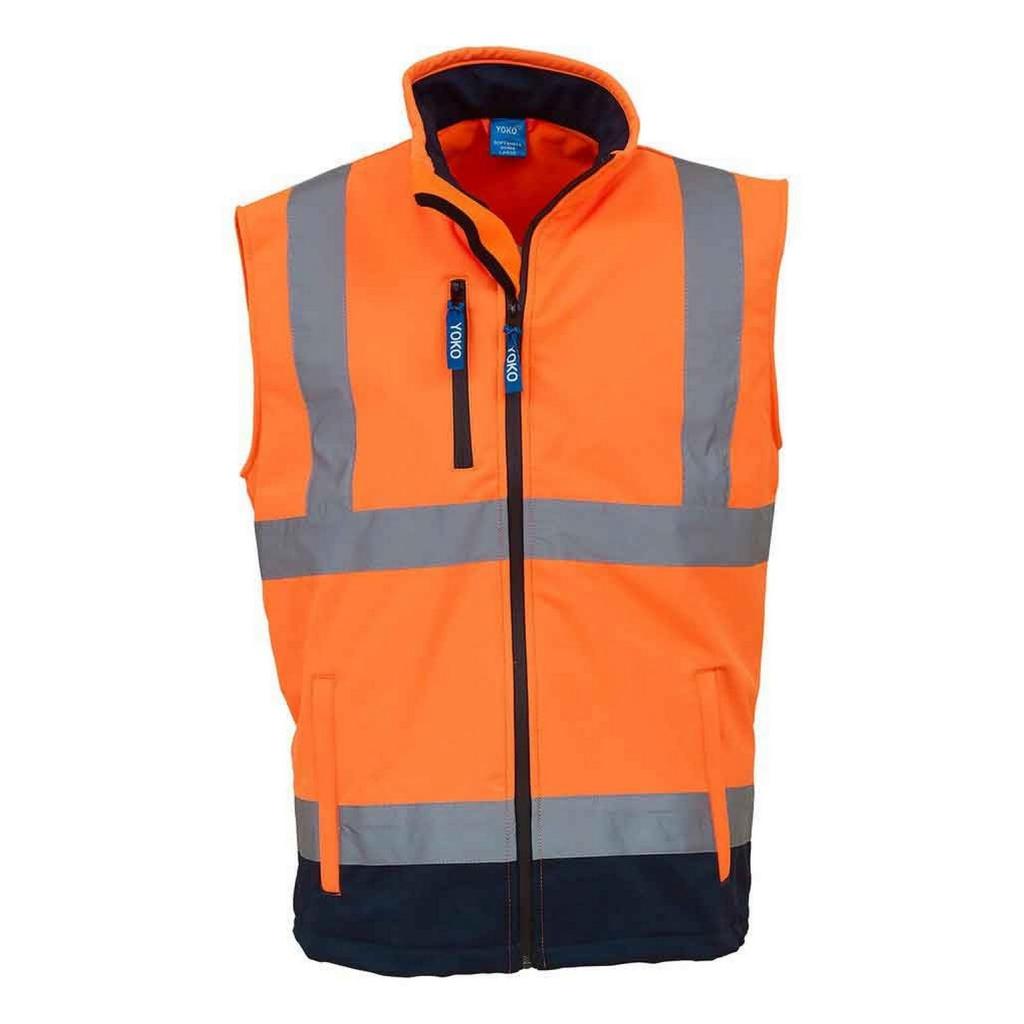 Yoko Unisex Adult Hi-Vis Softshell Gilet