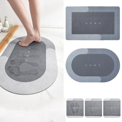 Nikitas Badezimmer-Teppich, saugfähig, schnell trocknend, Bodenmatte, Tür, Badezimmer, rutschfest, für den Haushalt