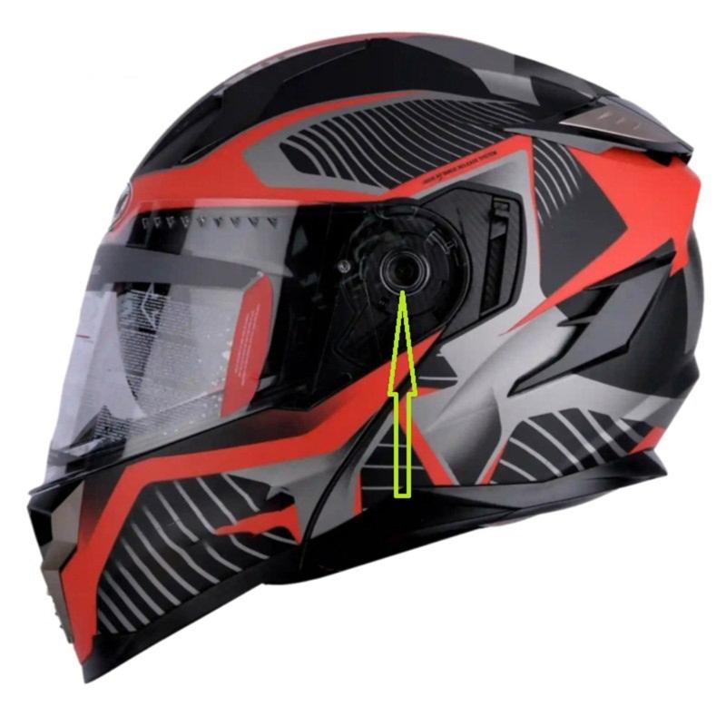 Easy Installation Flip Up Helmets Bottom Base Mount Support Secure Attachment for JHM 902 Improve Motorcycle Safety 2pcs