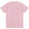 Lil Peep Emo Rabbit Girl Fun Meme Summer Mens Casual Loose Short sleeved Tshirt