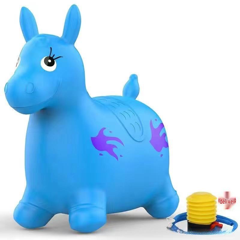 Надувная игрушка-лошадь: Прыгающий олень-каталка для детей и взрослых