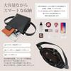 KMRHM Leather Shoulder Crossbody Shoulder Carry with Zipper Large Popular for 017 Women's Bag, 2-Way, Bag, Handbag, Bag, Bag, Pocket, Lightweight,
