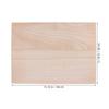 16x12 Zoll 0,5 Zoll Dicke Unfertige Holzbretter Massives Rechteck Holzplanken für DIY-Regale Möbelteiler Bastelmalerei
