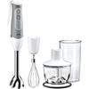 Braun stavmikser Multi-Quick 5 MQ535GY Lett babymat Tilberedning Smoothiesuppe Knusing Blanding Hakking Hakking Enkel vispeoperasjon Tim