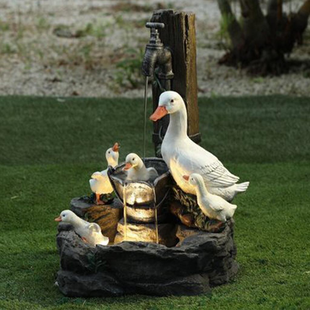 Creative Animal Garden Statue Garden Art Resin Sculpture Outdoor Yard Miniature Garden Decor Watering Gardening Supplies