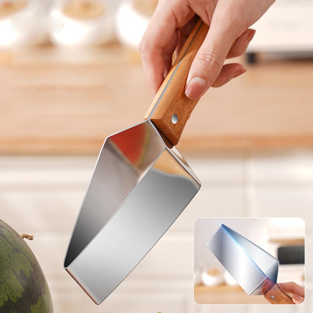 Watermelon Slicer Cutter Stainless Steel Fruit Salad Melon Cutter Fruit Slicer Melon Cutting Tool Easy to Clean