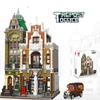 4560pcs Street View Blooms Modular Weapons Museum Cinema Boutique Hotel Toy Shop Afol Square Sanctorum Christmas Building Block Gift