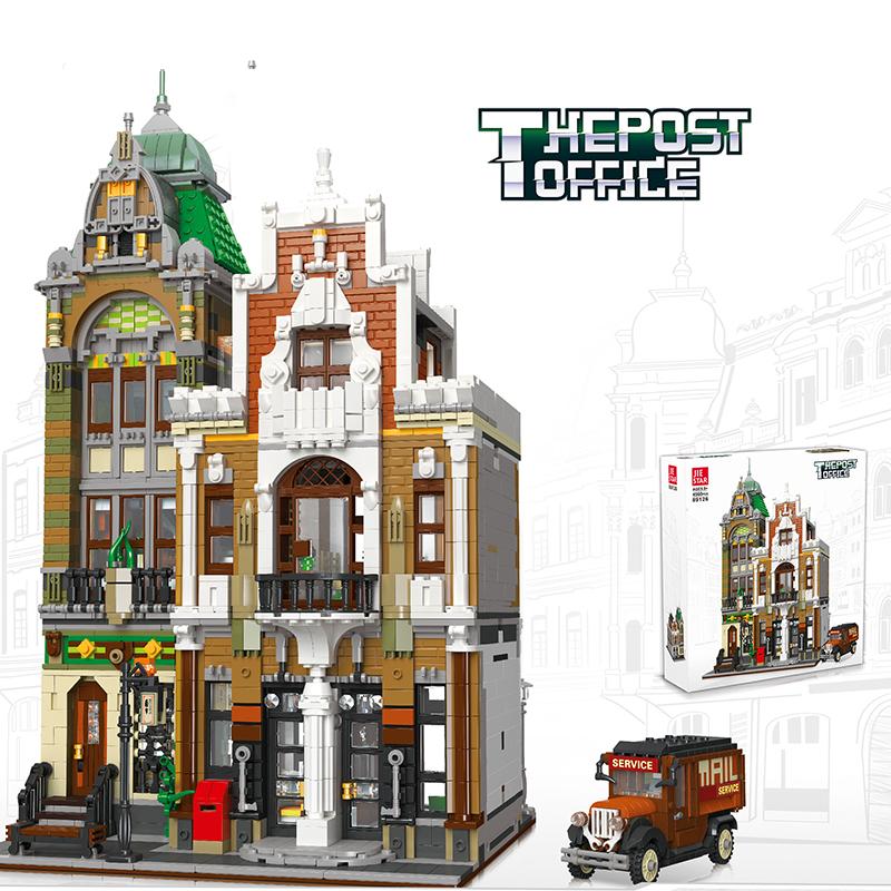 4560pcs Street View Blooms Modular Weapons Museum Cinema Boutique Hotel Toy Shop Afol Square Sanctorum Christmas Building Block Gift