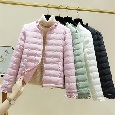 Damesjas Herfst Winter Koreaans Los Lichtgewicht Casual Warm Dons Katoen Parka's Vrouwelijke Bovenkleding Overjas Dames Tops