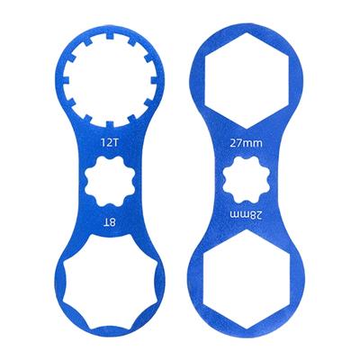 2pcs Aluminum Alloys Bicycles Front Fork Caps Wrench Removal & Installation Spanner Bicycles Bottom Brackets Removal Tool