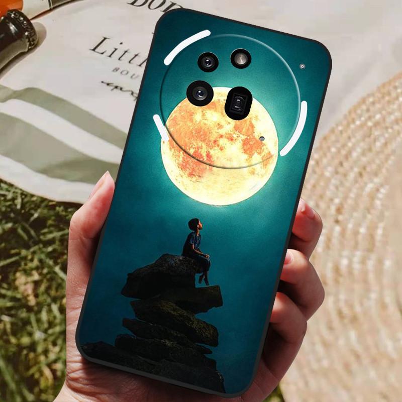 For Nothing Phone 3A Pro Case Phone3A Pro Cool Painted Silicone TPU Soft Cover for Nothing Phone 3A Pro A059P Cases Black Shells