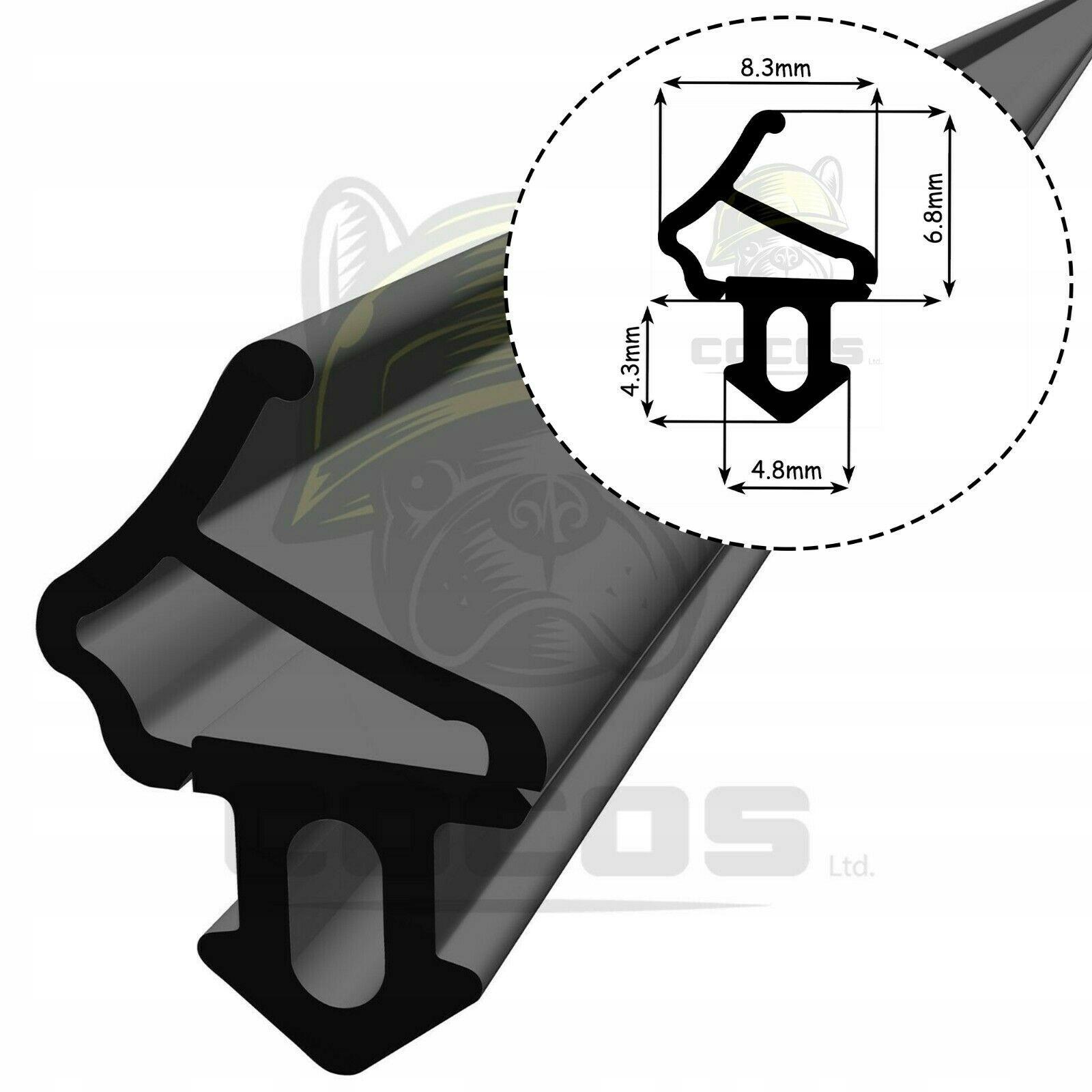 Blīve PVC logiem S-1172 ALUPLAST MELNA