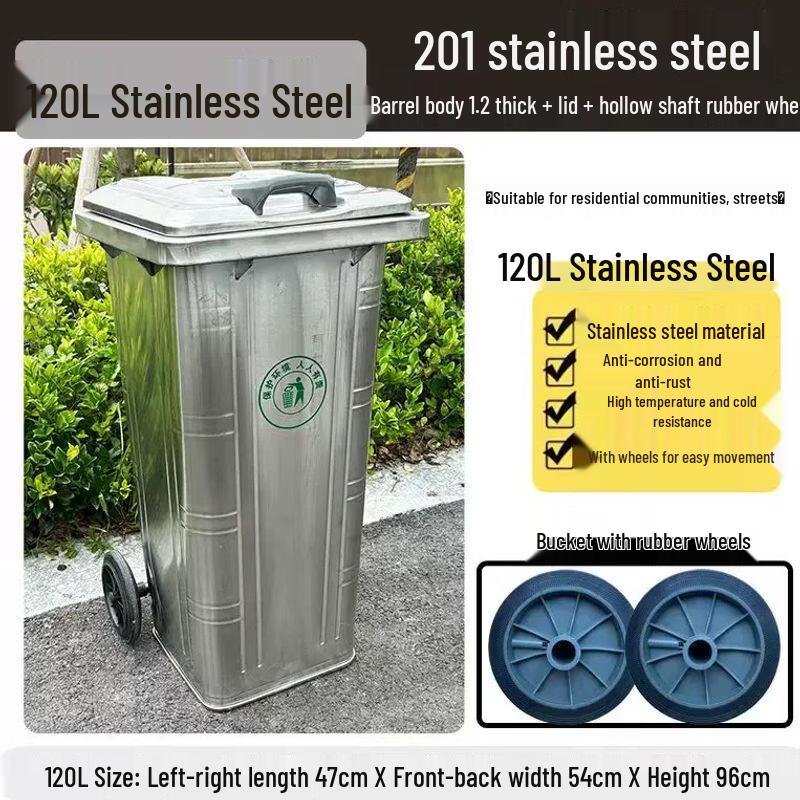 Commercial Heavy-Duty Outdoor Waste Bins