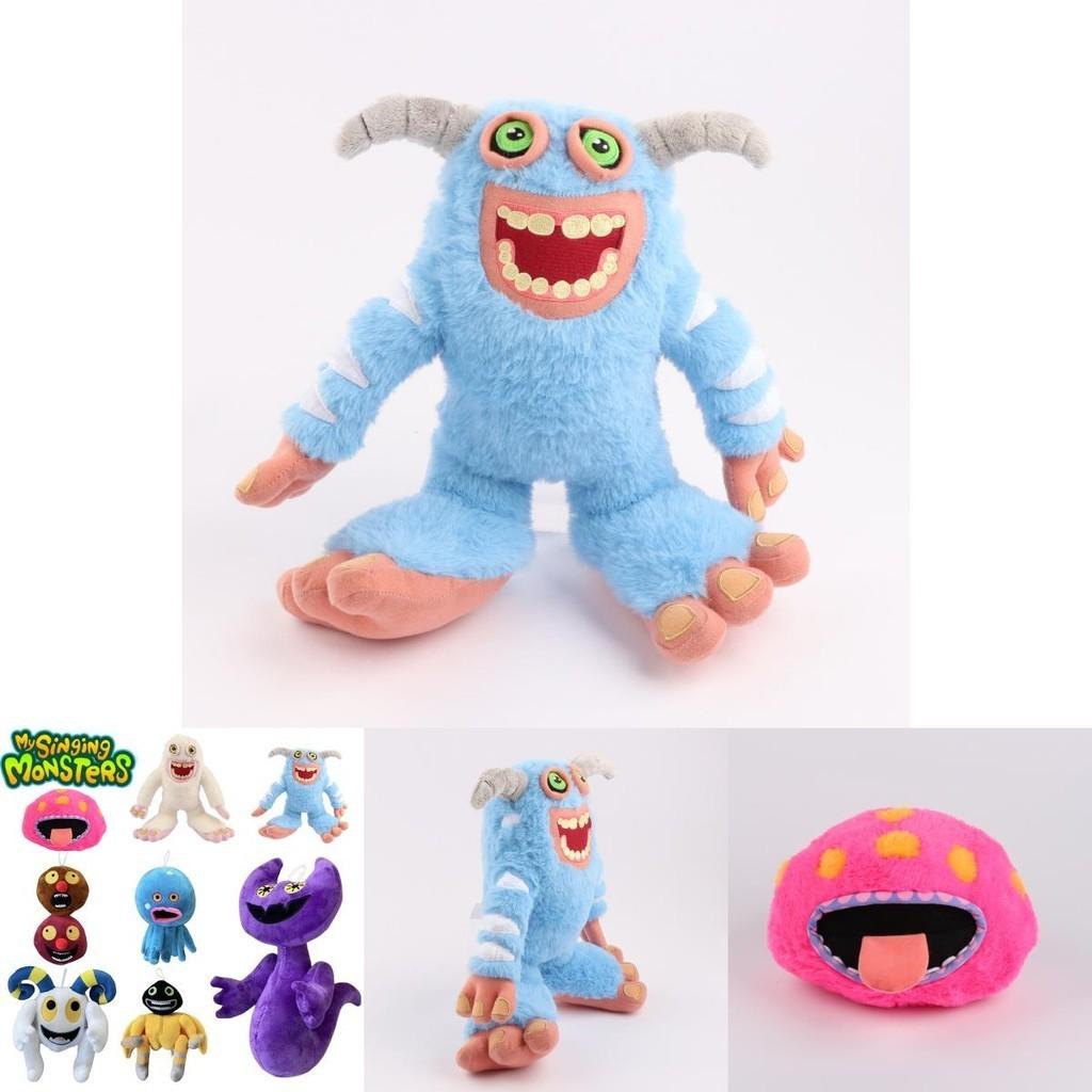 My Singing Monsters Plush Toy Blue White And Pink