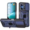 Custodia con protezione fotocamera scorrevole per Redmi 15C Global Custodia con anello di supporto Armor Copri telefono per Redmi 15C 4G Capa