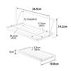 Yamazaki Water Bottle Drying Basket White W36.9x18.8x5cm Tower 10677