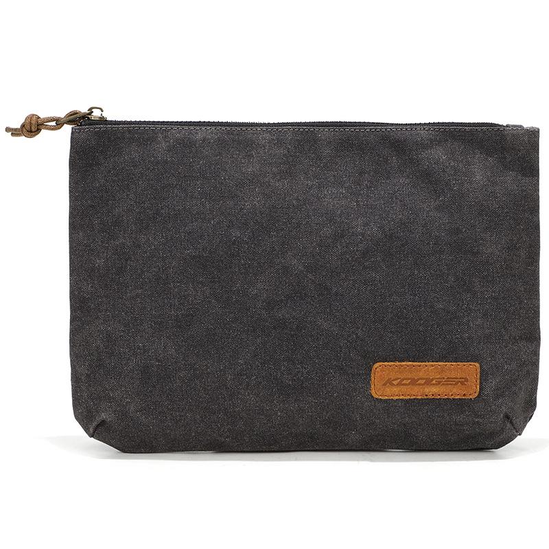 Versatile Retro Batik Canvas Men'S Clutch Bag, Light Storage Certificate, Soft Bread Four Colors Optional