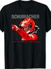 Camiseta de Estilo de Moda 2026 W Schumacher F1 Patrón Legendario, Camiseta Casual Holgada de Manga Corta, con Estampado de Casco, Quic