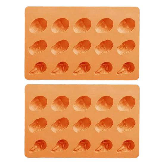 1/2 stk Silikon Bakeform Halloween Skalle-tema Matkvalitet Sikker Godteri Lagingsformer Festdekorasjoner