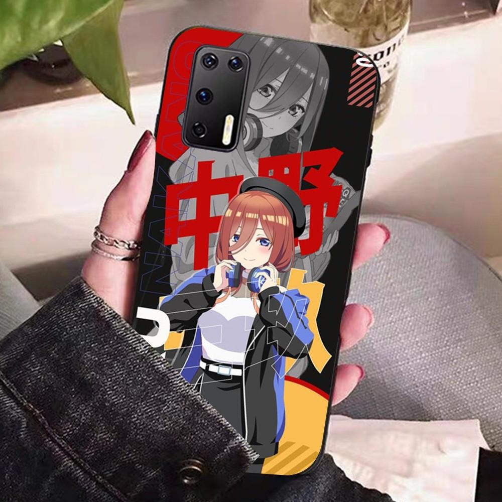 Cartoon Characters Nakano Miku Phone Case For Huawei P 8 9 10 20 30 40 50 Pro Lite Psmart Honor 10 Lite 70 Mate 20lite