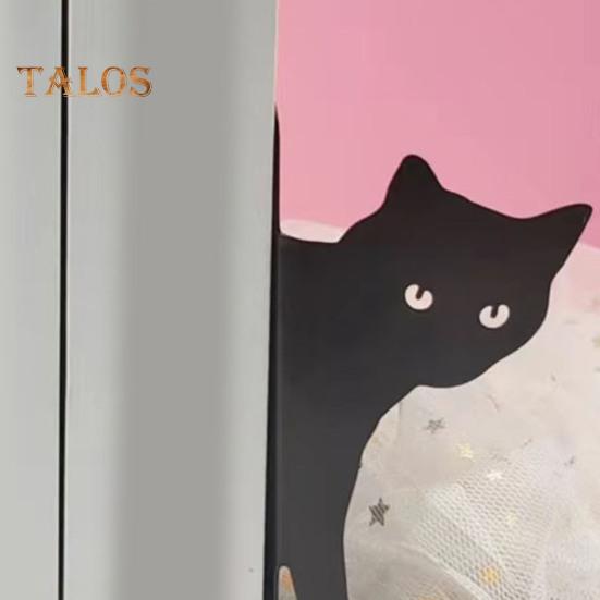 1 Pair Metal Bookends Whimsical Cat Design Decorative Bookends Rounded Edges Book Holders Office Library Decoration