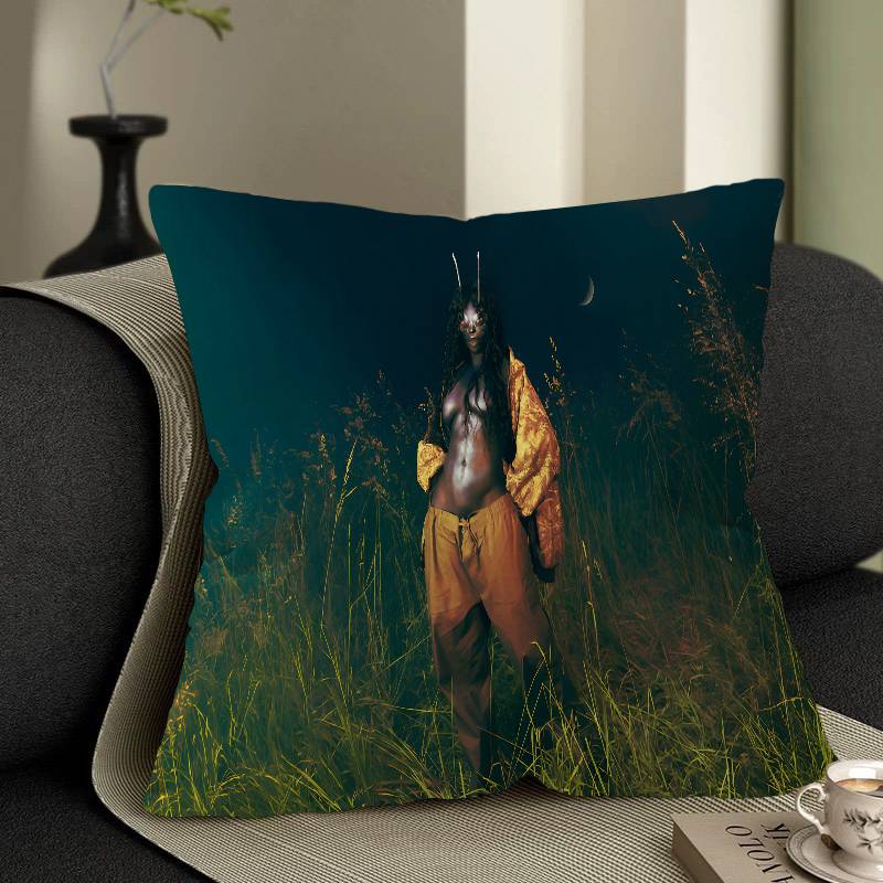 SZA Pop Singer Pillow Anime Pillow Sofa Bed Head Pillow Cover Cushion Cover 45x45 cm Fashion