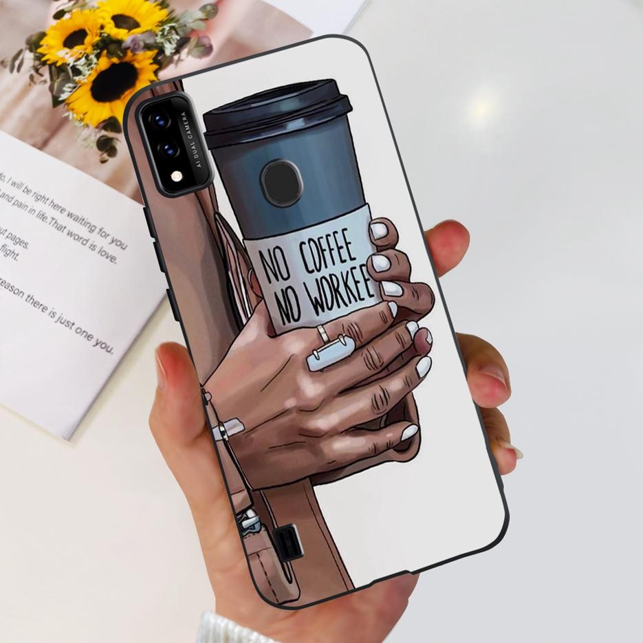 For ZTE Blade A51 A71 Case New Fashion Painted Back Cover Shockproof Phone Case For ZTE Blade A71 A7030 BladeA51 Soft TPU Fundas