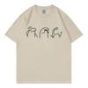 Funny Line Person Meme Tshirt High Quality 100cotton Short Sleeve T Shirt Unisex Unisex Fashion Casual Tshirts Summer Streetwear