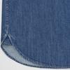 UNIQLO SS22 Loose Fit Denim Long Sleeve Shirt Unisex shirts Light-Blue 444639-64