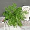 Artificial Green Plant Mimosa Herb Silicone Leaves Greenery Artificial Plants Fake Boston Fern for Home Indoor Outdoor Decor