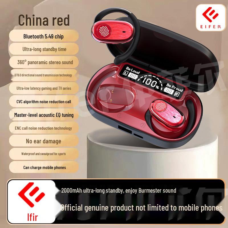 

Smart Bluetooth Over-Ear Headset with Phone Charging and Ultra-long Battery Life Standard